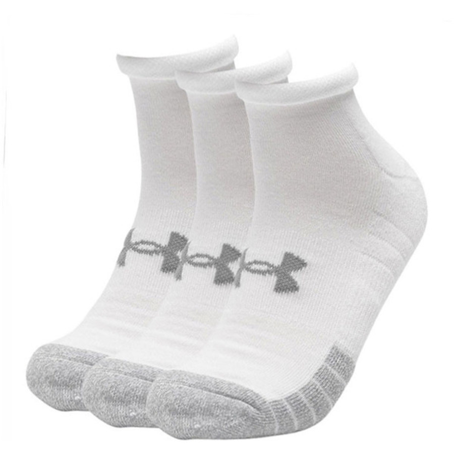 Under Armour Heatgear Locut pánské golfové ponožky, 3 páry, bílé, vel. XL