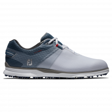 FootJoy Pro/SL Sport pánské golfové boty, bílé/šedomodré, vel. 8 UK DOPRODEJ
