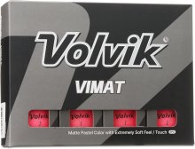 Volvik Vimat golfové míče - růžové matné 12 ks