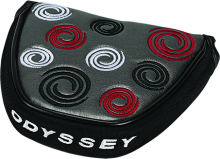 Odyssey Swirl headcover na putter, mallet, šedý