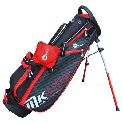 MK Lite dětský golfový bag červený, 135 cm