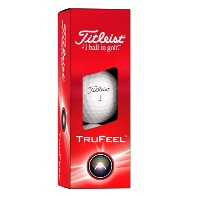 Titleist TruFeel 2024 golfové míče - bílé 3 ks 