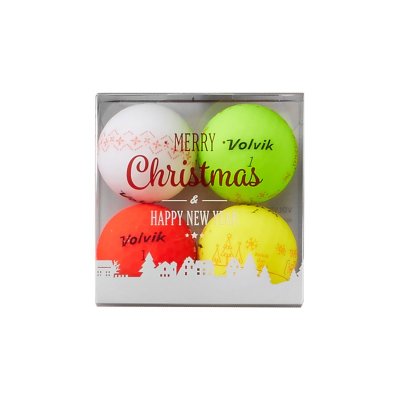 Volvik Vivid X-Mas dárková sada golfových míčů