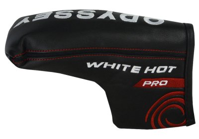 Odyssey White Hot Pro headcover na putter, blade, černý